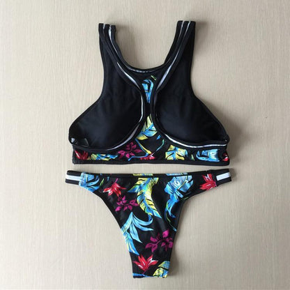 Sexy Swimsuit Printed Bikini Swimsuit