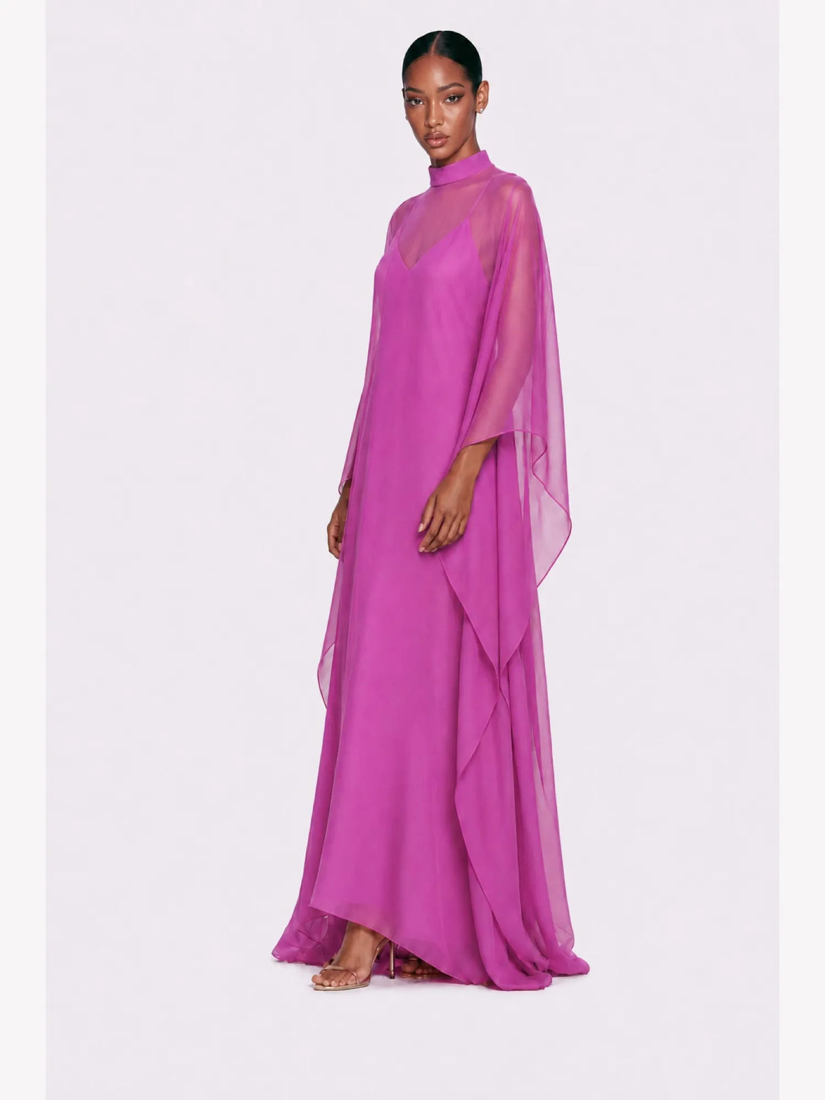 Victoria Ethereal Sheer Maxi Dress