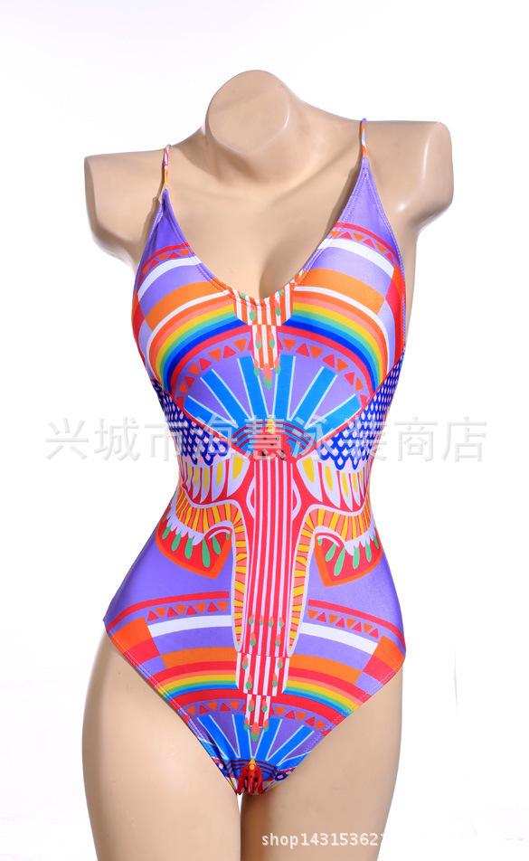 Indian Totem Bikini Sexy One-Piece Swimsuit