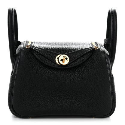 Taurillon Clemence Mini Lindy 20 Black
