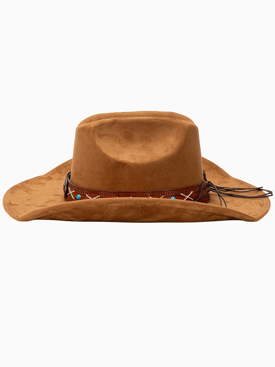 Marcella Suede Western Cowboy Hat