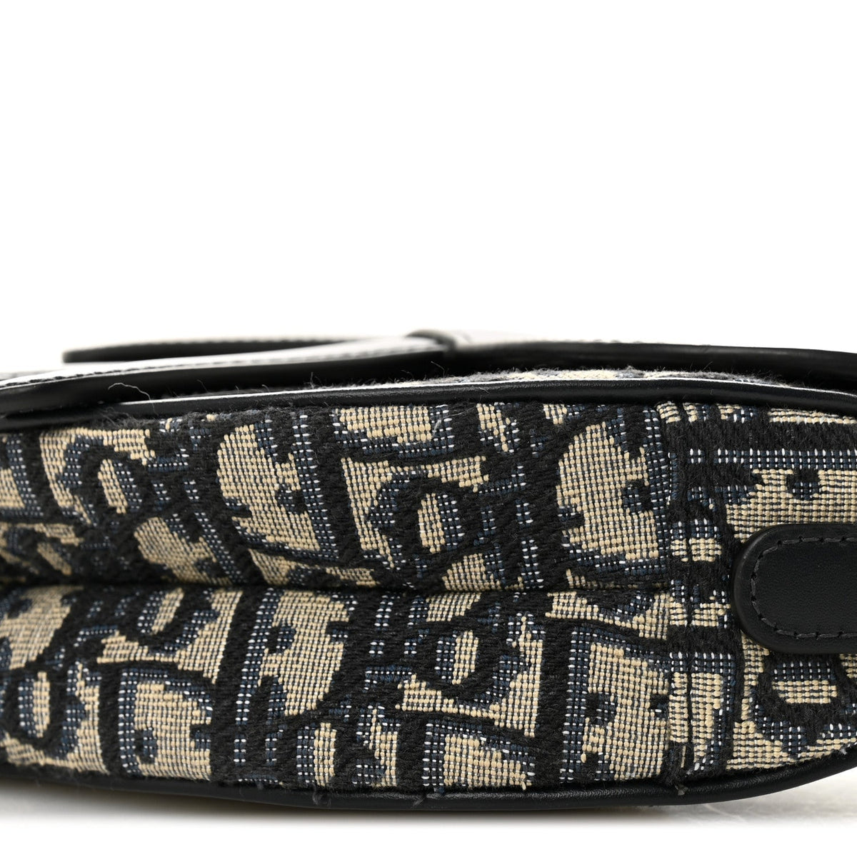 Oblique Mini Saddle Bag With Strap Blue