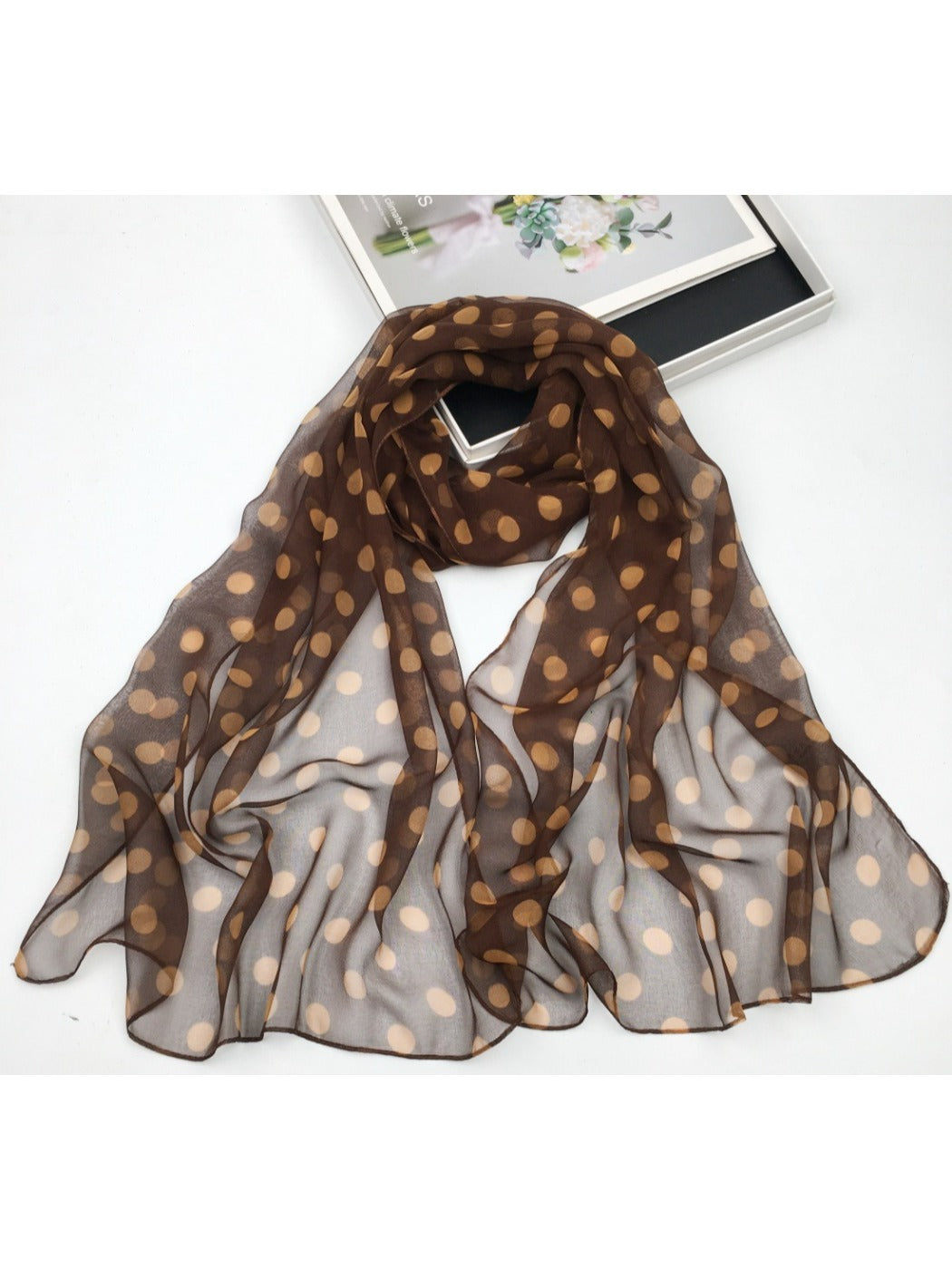 Scarvii - Polka Dot Scarf -  Classic &amp; Versatile