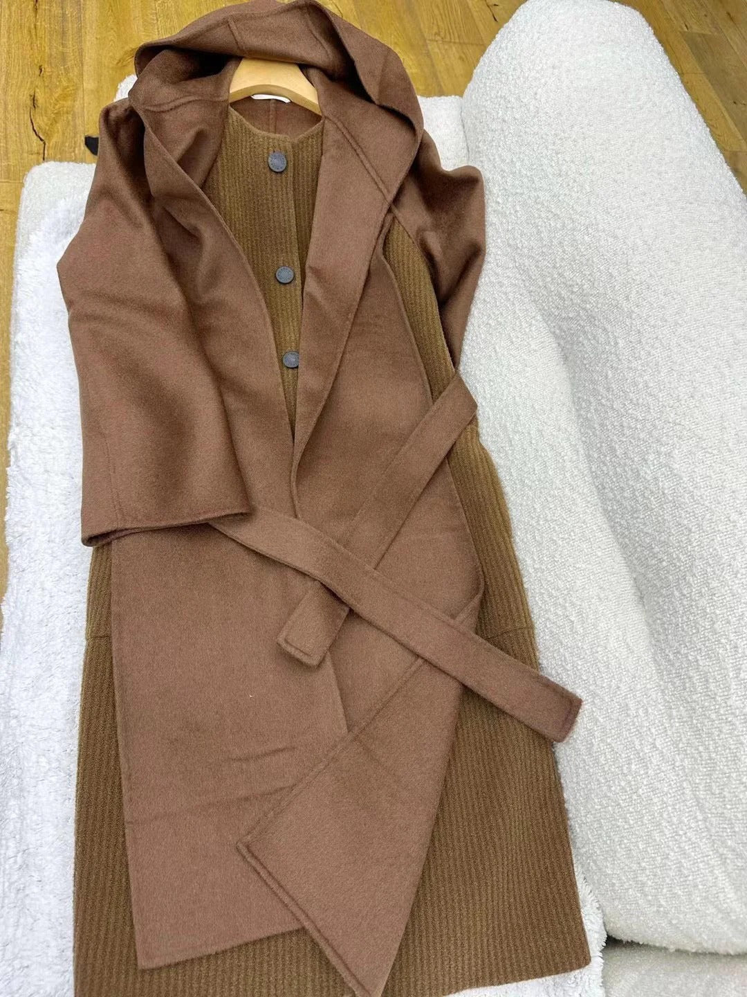 HERMES 25S CASHMERE KNIT CARDIGAN 224
