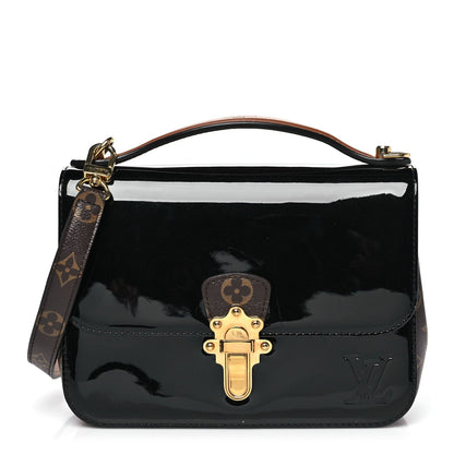 Patent Calfskin Monogram Cherrywood BB Black