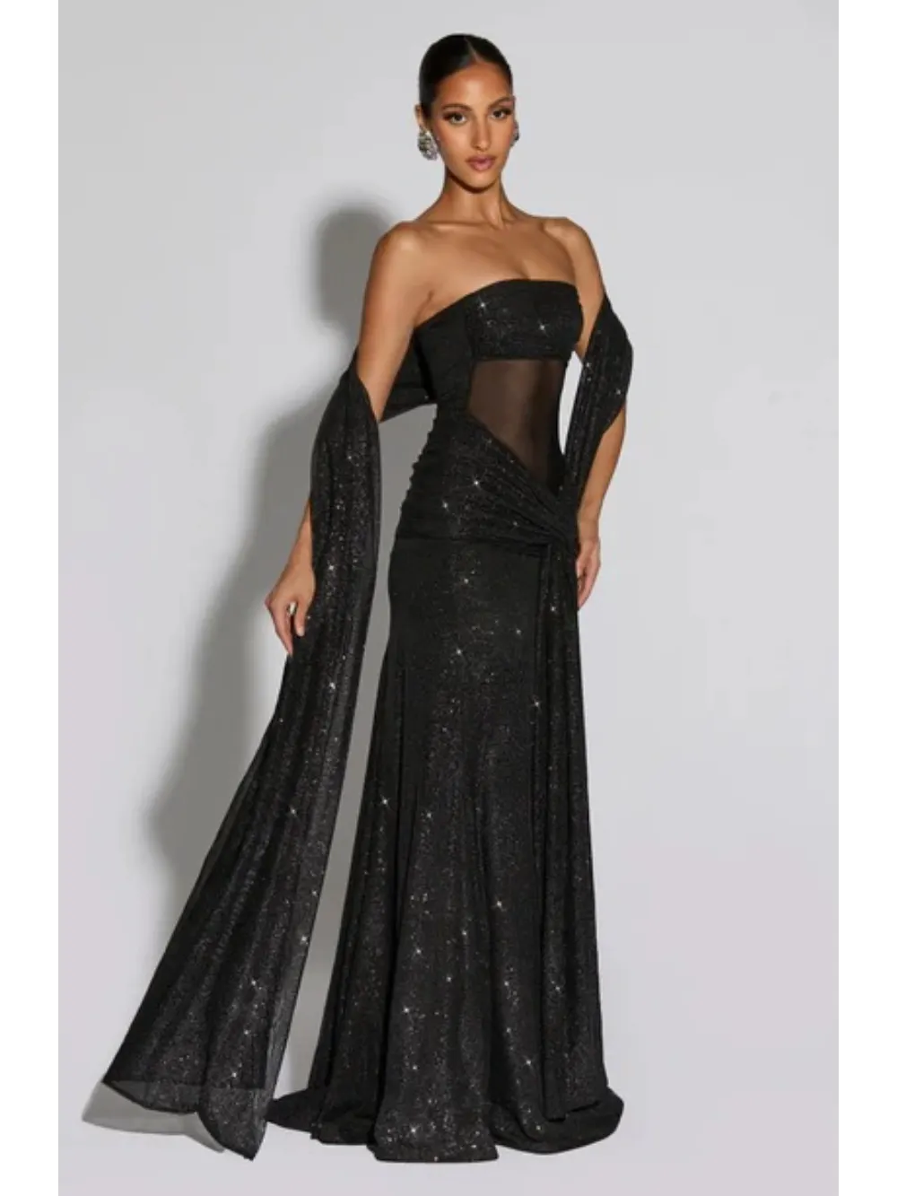 Anika Maxi Dress In Black