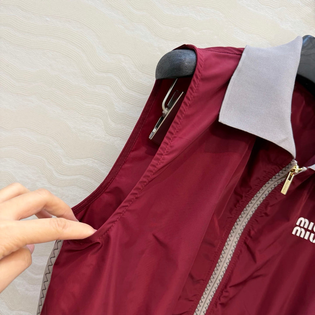 Miu 26s Vest Red Polyamide 346212