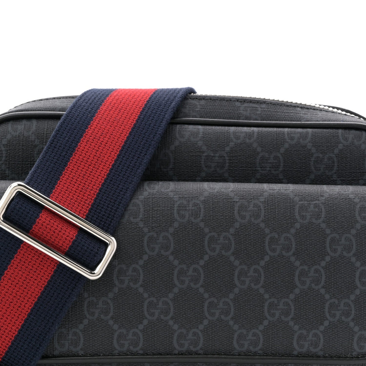 GG Supreme Monogram Small Crossbody Bag Black