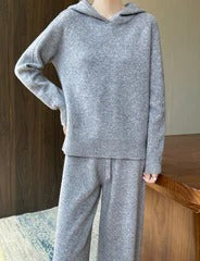 MAX MARA 25S HOODED KNIT SET 136