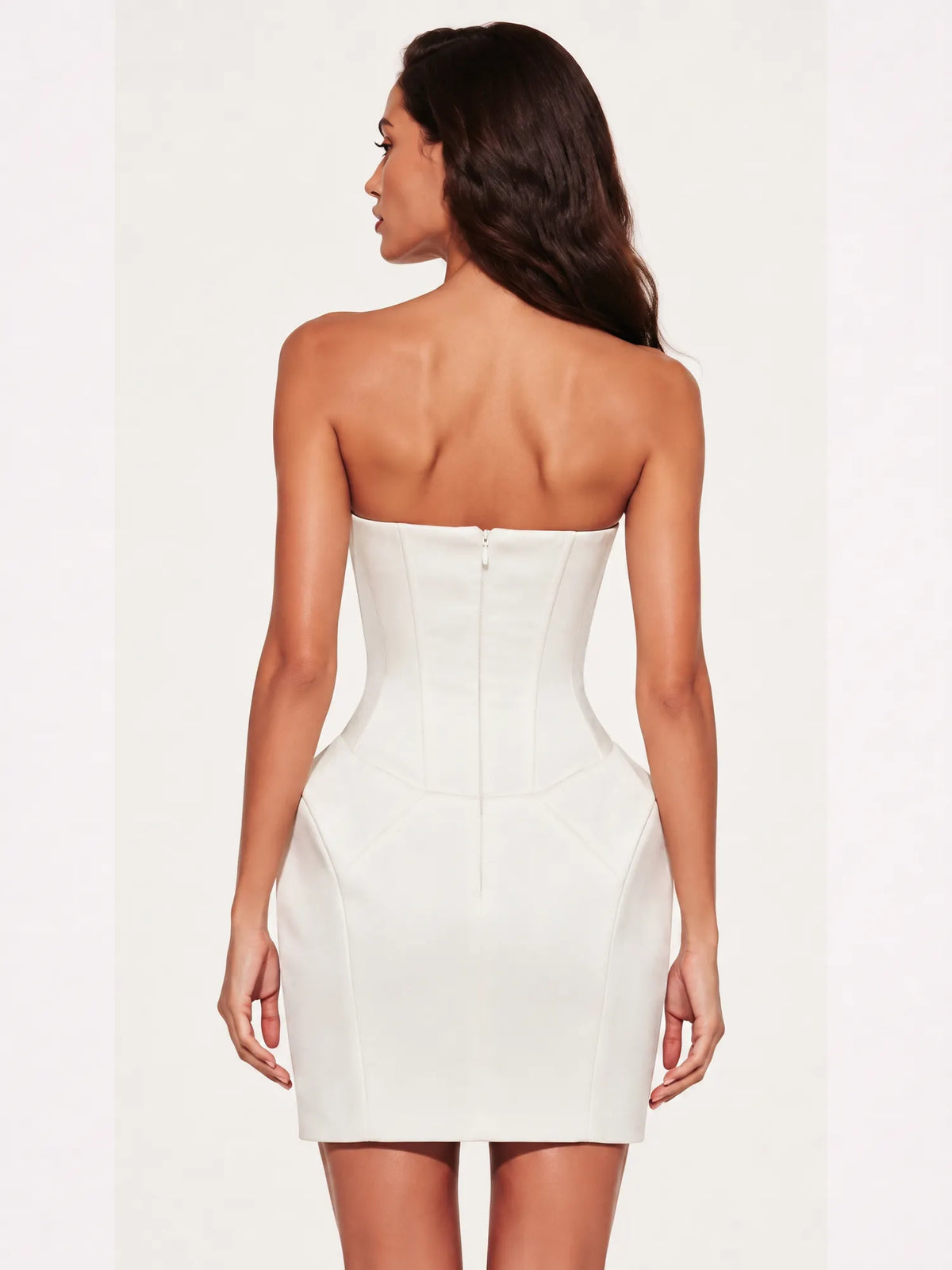 Adelaide Sculptural Strapless Mini Dress