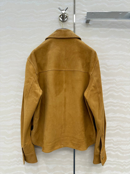 LP 25 Shirt Jacket Camel Suede 280856