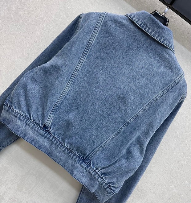 Chanel 2026 Denim Jacket Blue Cotton 356141