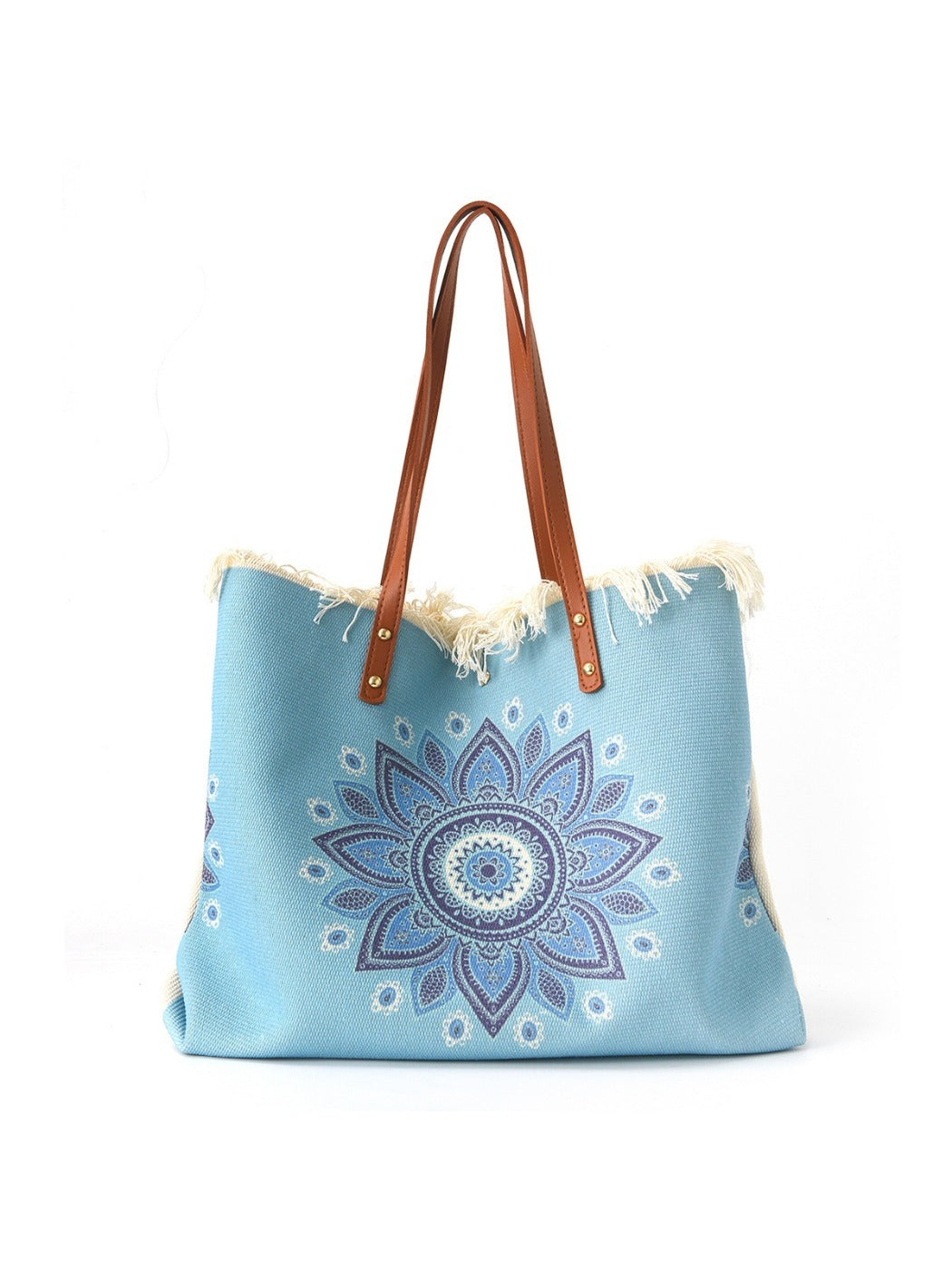 Cosbai - Boho Embroidered Large-Capacity Shoulder Bag