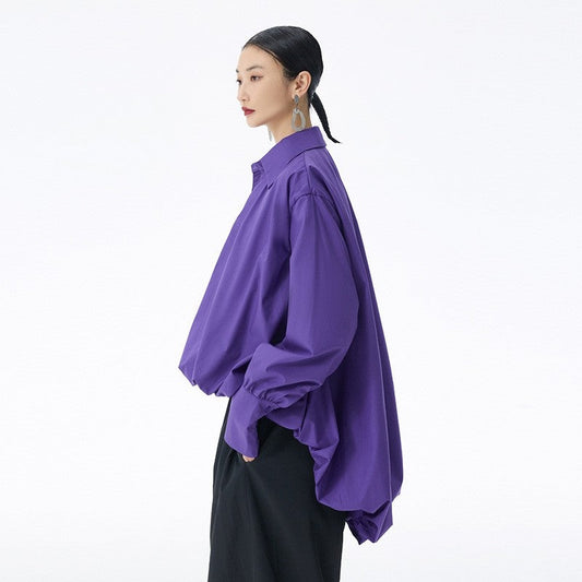 Solid Loose-Fit Shirt