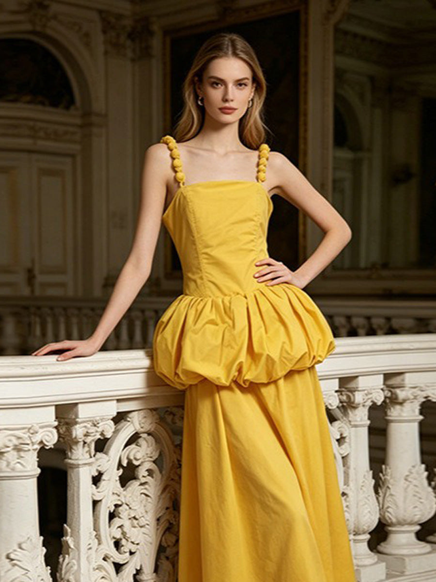 Juliana Fresh Resort-Style Spaghetti Strap Maxi Dress