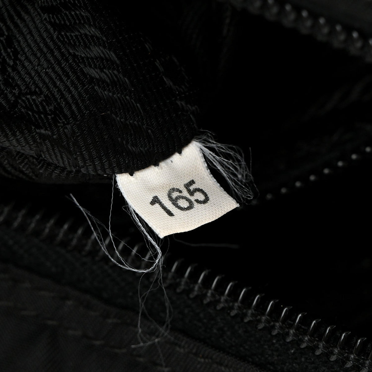 Nylon Vela Saffiano Single Buckle Messenger Shoulder Bag Black