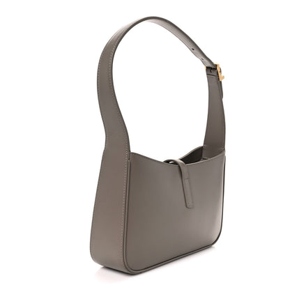 Smooth Calfskin Le 5 A 7 Hobo Greyish Brown