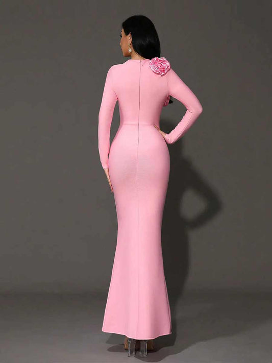 Marcella Flower Bandage Maxi Dress