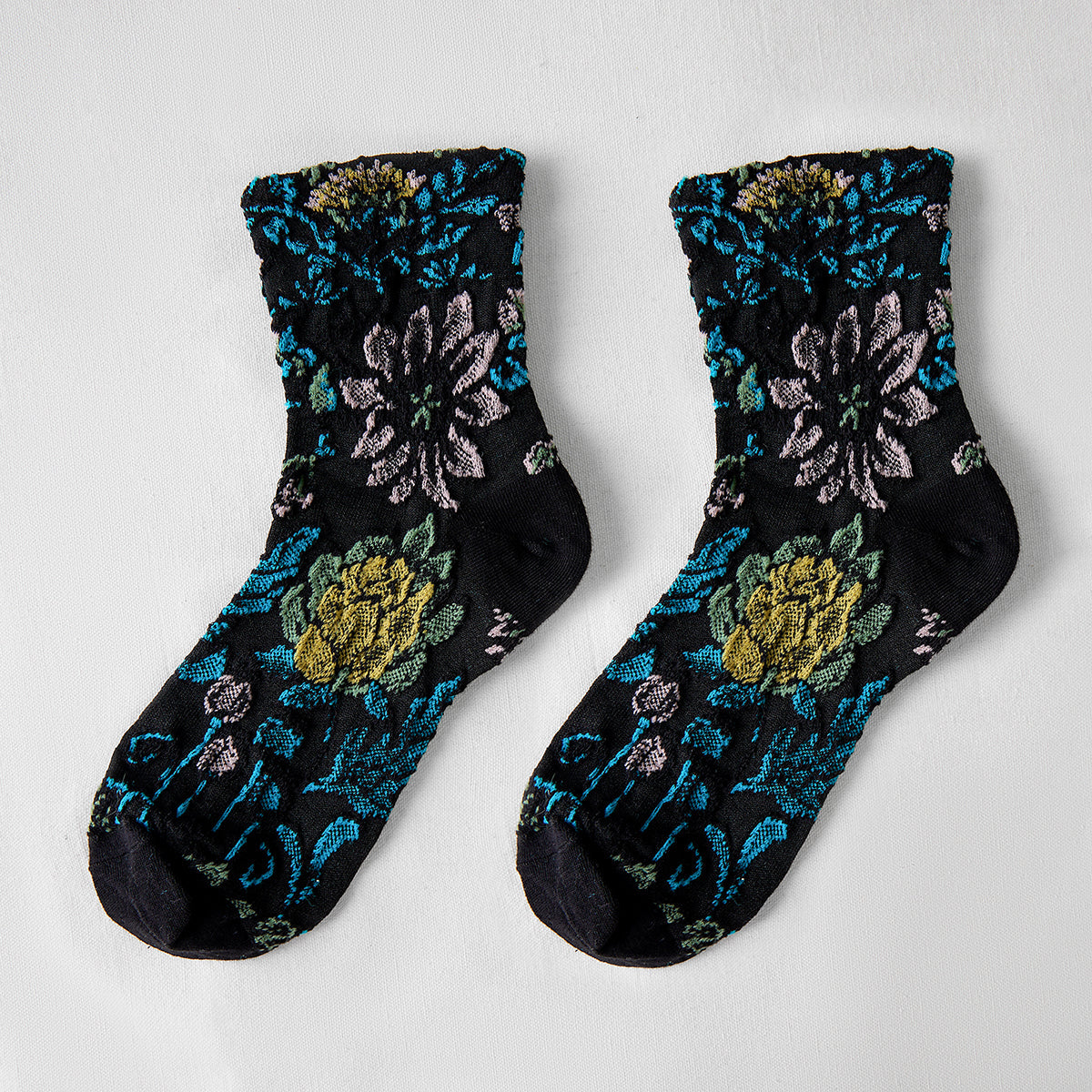 Rufia - 3D Flower Bohemian Women's Socks