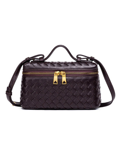 Cecelia Hand-Woven Box Bag