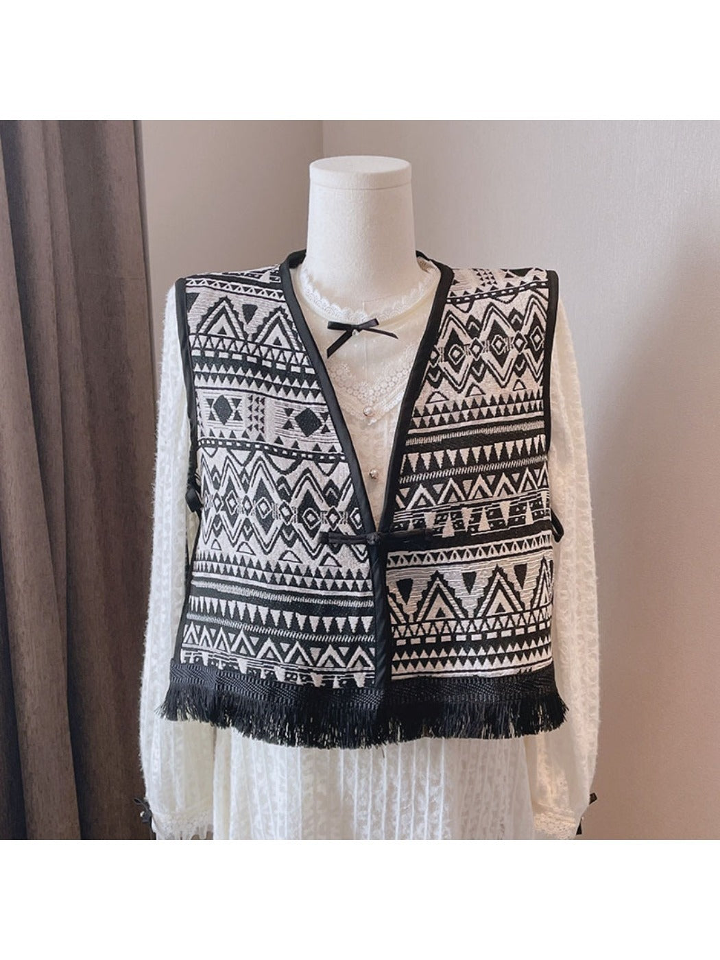 Crosa - Bohemian Vest for Free-Spirited Style