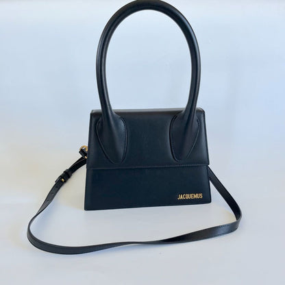 Jacquemus Le Grand Chiquito black leather bag