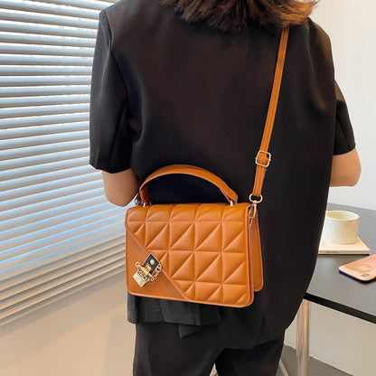 Fashion Recreational Simple Quadrate  Crossbody Bag