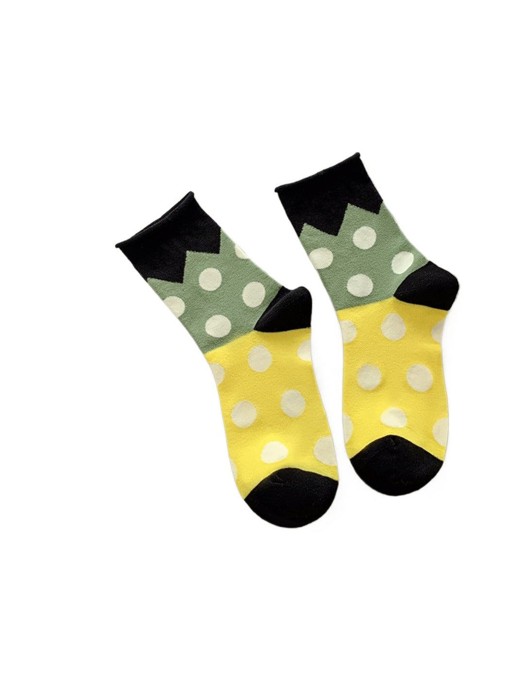 Rufia - Colorblock Crew Socks - Playful &amp; Soft