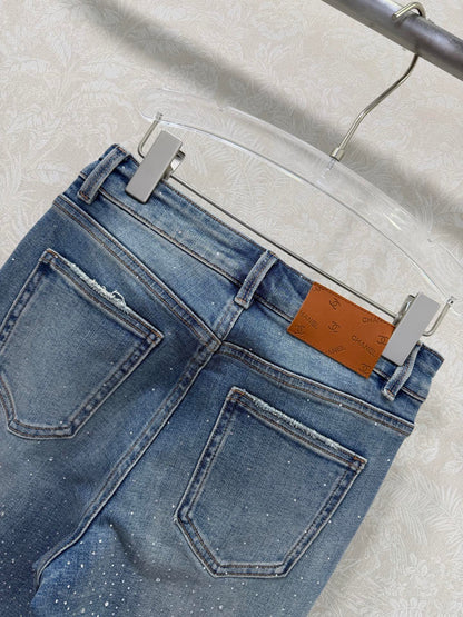 CC 26s Flared Trousers Denim 353018