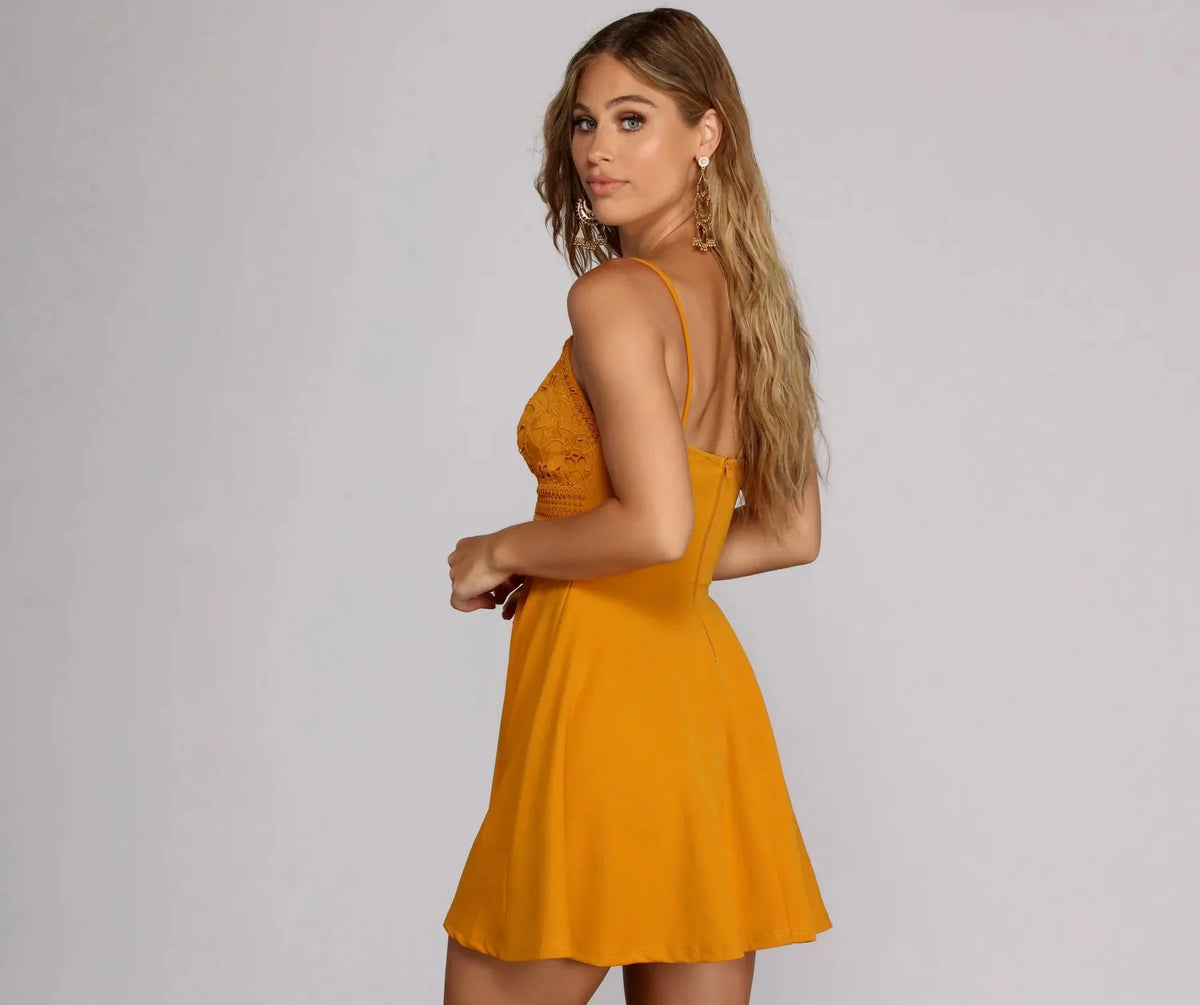 Flirty And Flowy Skater Dress