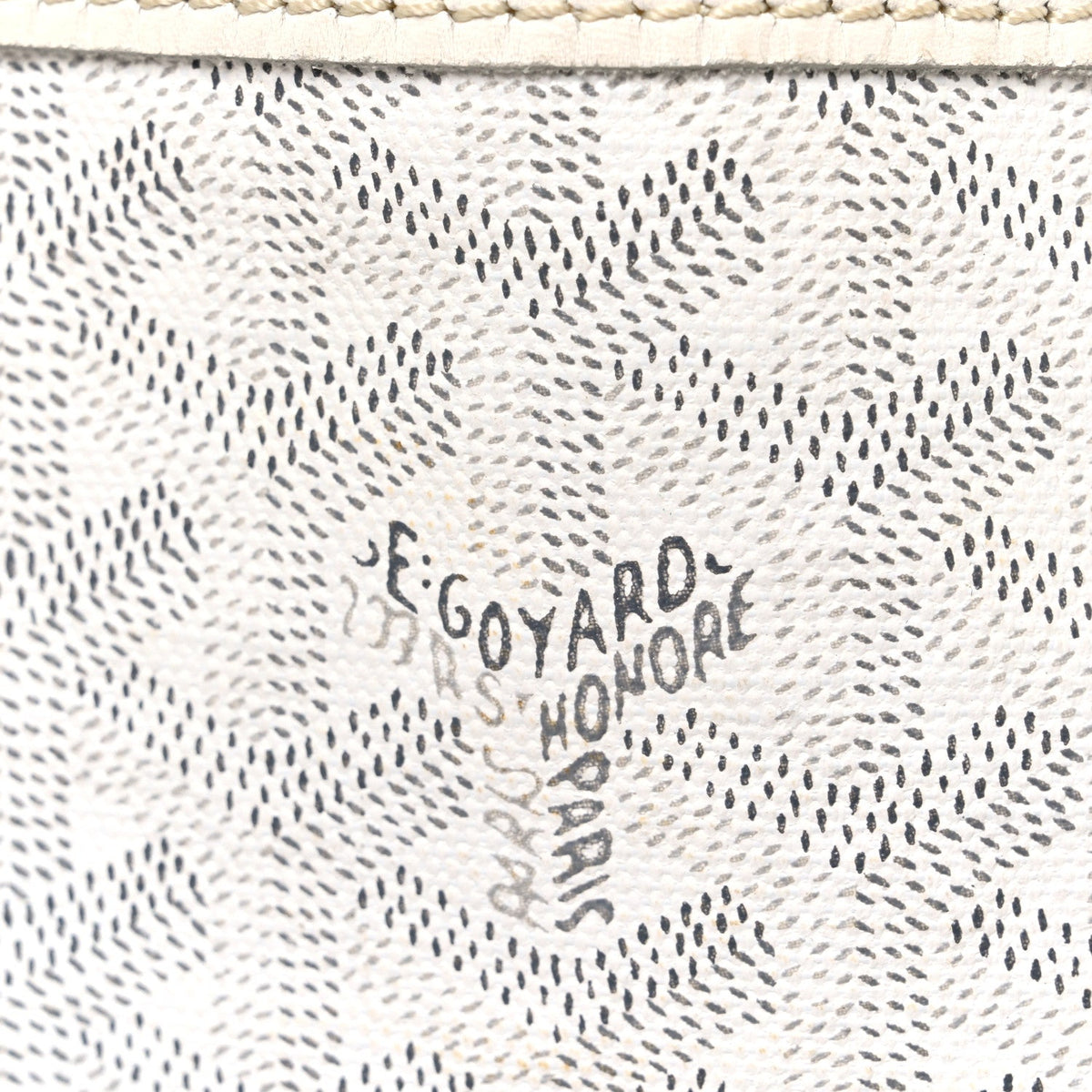 Goyardine Saint Louis PM White