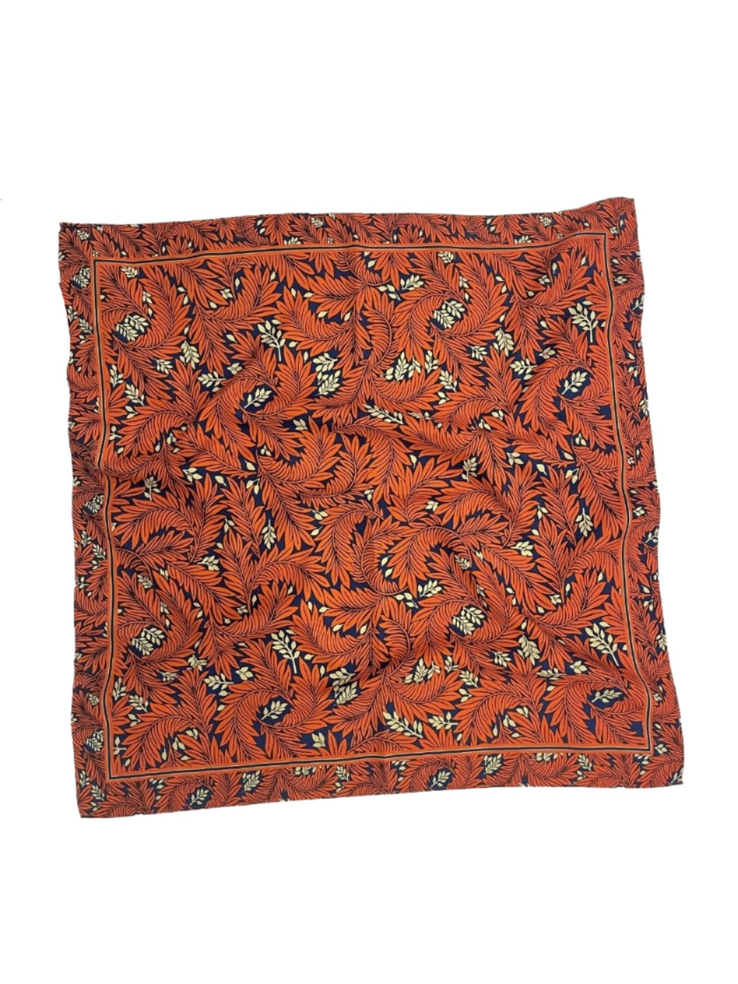 Scarvii - Stripe Floral Print Scarf - Elegant &amp; Versatile