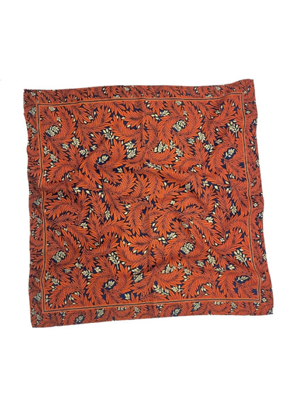 Scarvii - Stripe Floral Print Scarf - Elegant &amp; Versatile