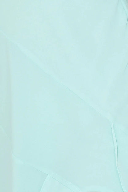 Fresh Scent Frill Maxi Dress Aqua