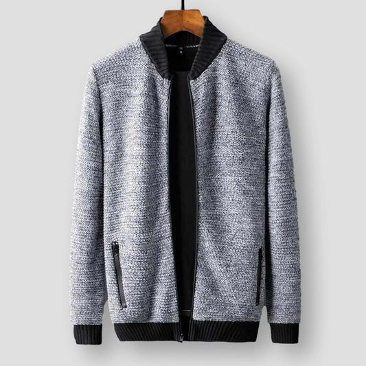 Saint Morris Knitted Wool Cardigan