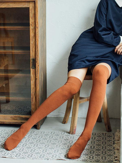 Cotton Soft Light Overknee Stockings