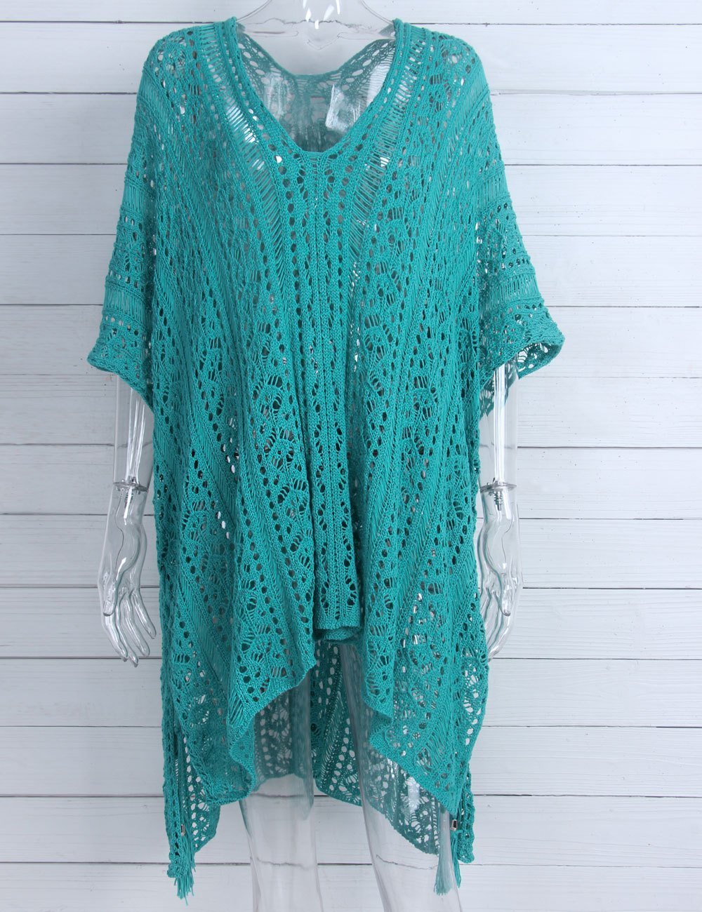 New Knit Hollow Irregular Swimwear Bikini Cover Up