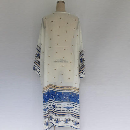Print Chiffon Swimwear Beach Long Bikini Cover Up