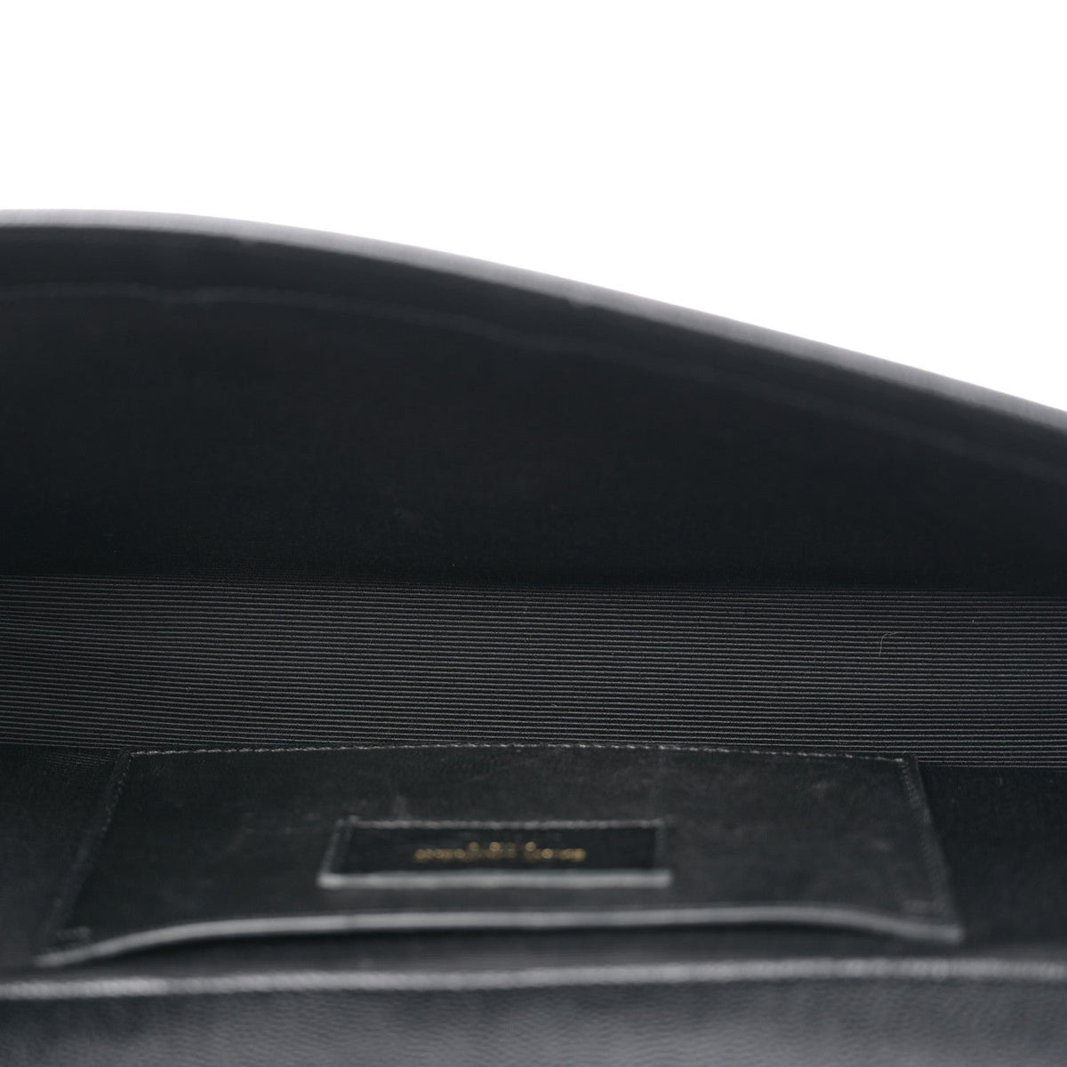 Grain De Poudre Monogram Cassandre Clutch Black