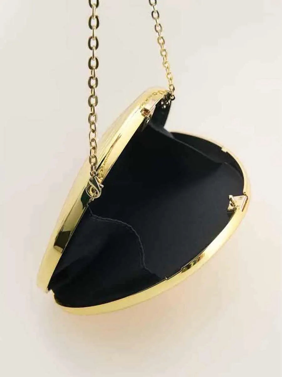 Chiara Metal Shell Shapped Clutch