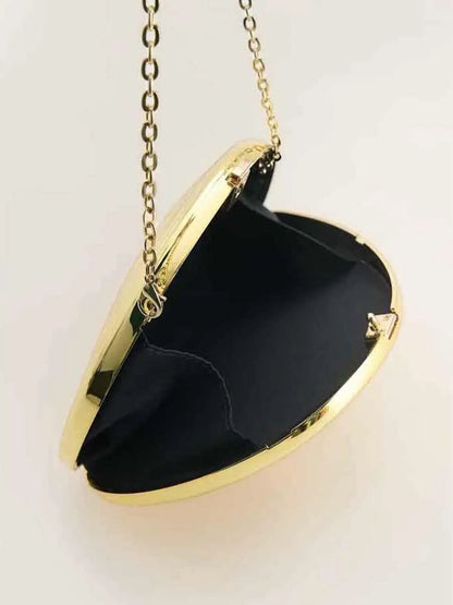 Chiara Metal Shell Shapped Clutch