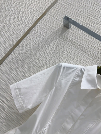 Gucci 2025 Shirt Dress White Cotton