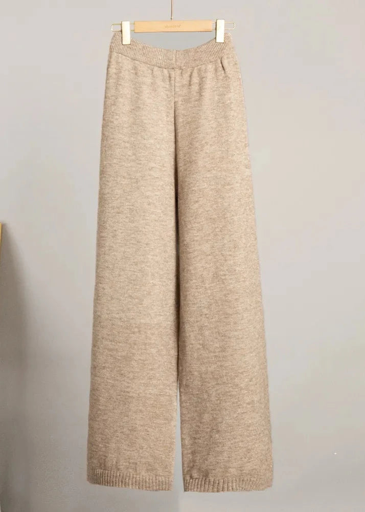 Oversized Knit Sweater and Pants Set in Soft Knit