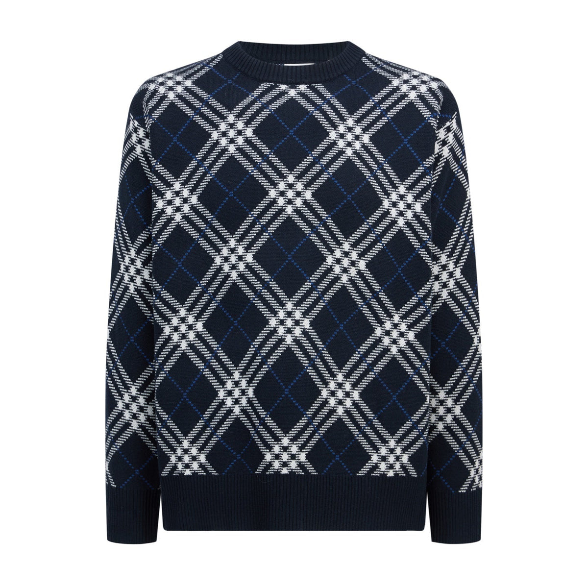 Bur 25 Sweater Navy Blue Wool