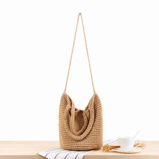 Crochet Market Bag One Shoulder Woven Bag
