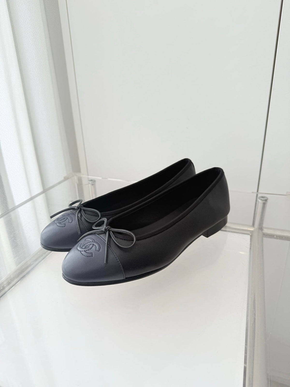 ballet flats black lambskin 566817