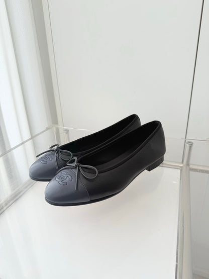ballet flats black lambskin 566817