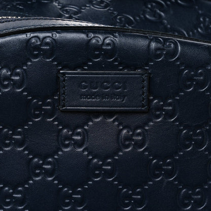 Guccissima Signature Day Backpack Blue