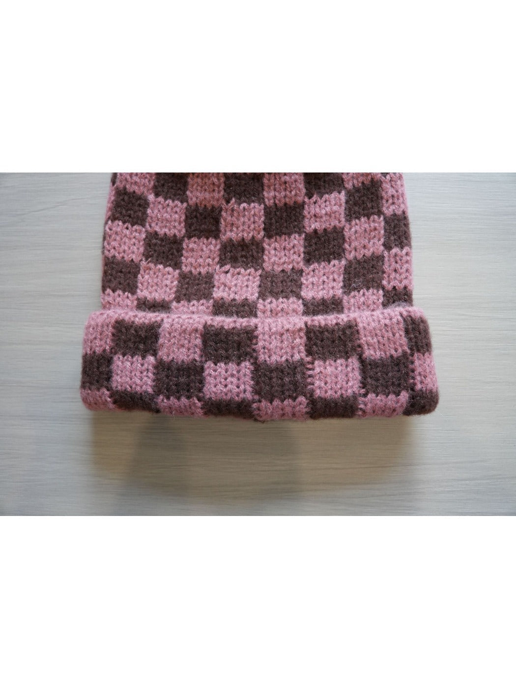 Haila - Winter Checkered Knitted Beanie