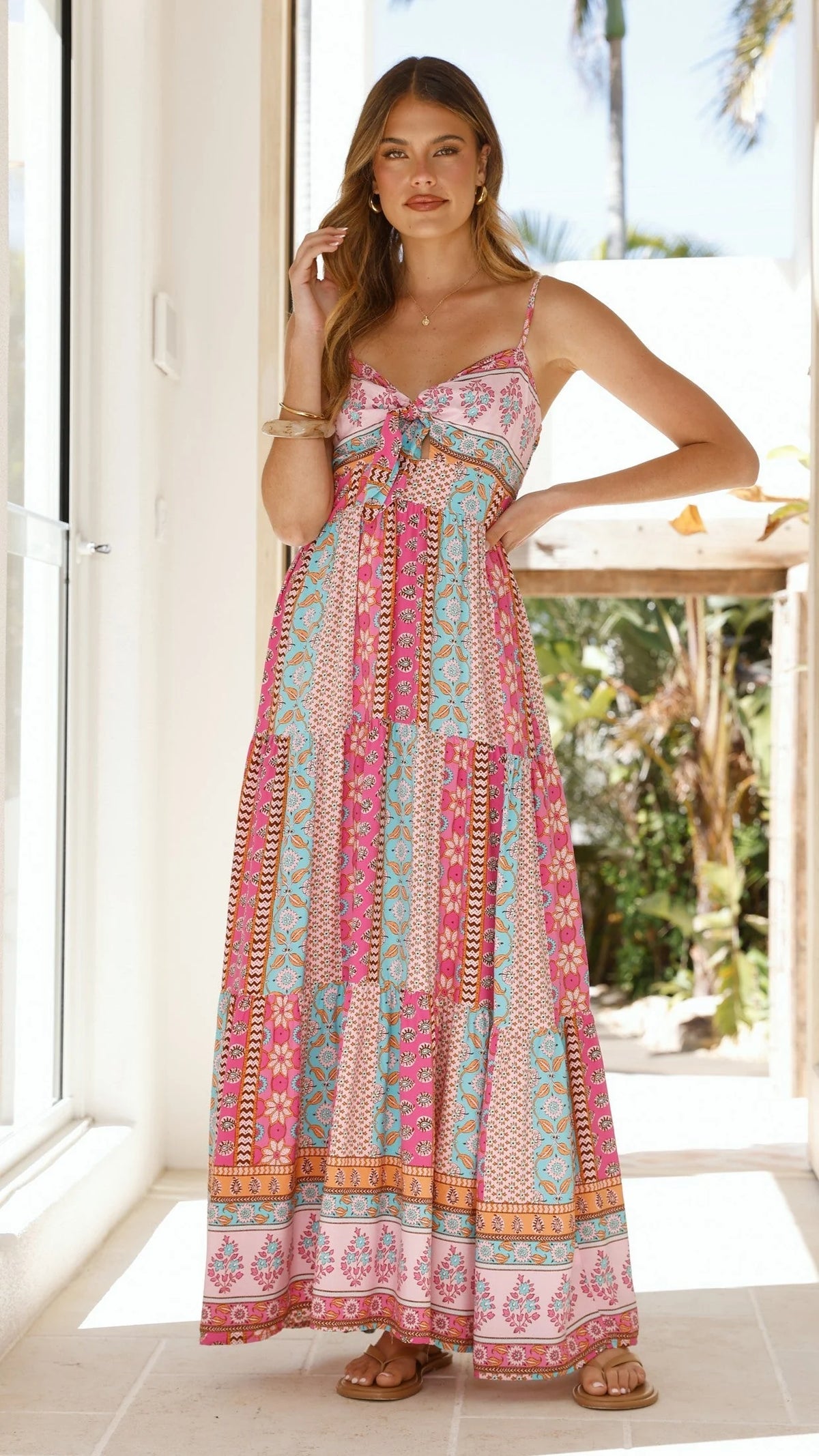 Bambi Maxi Dress - Cedella Print